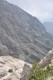 La mulattiera proveniente dal Rifugio Boz