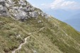 Tratto esposto a nord della cresta