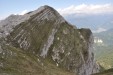 Il ripidissimo versante nord